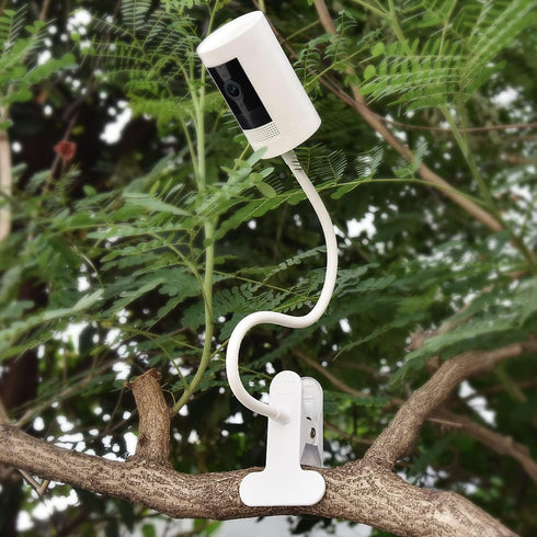 2Pack Clamp Mount for Ring Stick Up Cam & Ring Indoor Cam 1st Gen, Flexible Gooseneck Mounting Bracket to Attach Your Camera Anywhere with No Tool...