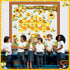 Bee Bulletin Board Set Decorations Summer Bee Sunflower Tree Honey Back to School Motivational Bulletin Board Cutouts for Sunflower Bee Theme Home...