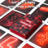 50PCS Red Neon Aesthetic Pictures Wall Collage Kit, Neon Red Photos Collections Collage Dorm Decors for Girl Teens and Women, Trendy Wall Prints K...