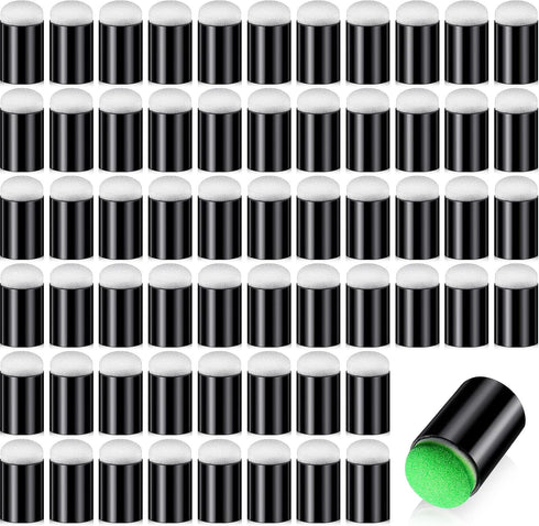Zonon 60 Pieces Finger Sponge Daubers Finger Painting Craft Drawing Sponge Dauber Set for Painting Art Ink Crafts Chalk Card Making...