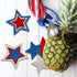 Patriotic Star Cutouts Glitter Cutouts Kit 4th of July Decoration for Independence Day 45 Pieces...