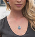Leafael Ocean Bubble Women's Crystal Jewelry Set Costume Fashion Pendant Necklace Earring, Silver Tone or 18K Rose Gold Plated, 18" + 2", Gifts fo...