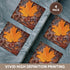 3dRose cst_12681_3 Autumn Leaf-Ceramic Tile Coasters, Set of 4...