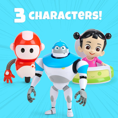 Arpo Robot Babysitter – Collectible Figures – 3-Pack – Toys for Toddlers...