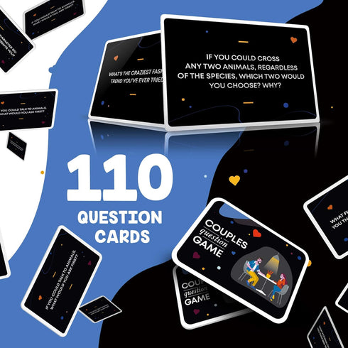Couples Question Game ...to Make You Smile and Laugh Together – Fun and Couples Card Games - Conversation Cards for Date Night - Romantic Gifts fo...
