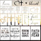 Christian Stencils for Painting - 16 Pcs Christian Stencils for Painting on Wood, Fogiven Cross Stencils for Painting on Wall Home Decor, Religiou...