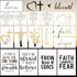 Christian Stencils for Painting - 16 Pcs Christian Stencils for Painting on Wood, Fogiven Cross Stencils for Painting on Wall Home Decor, Religiou...