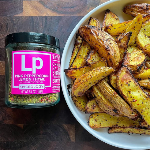 Pink Peppercorn Lemon Thyme - All-Purpose Grilling Spice Rub - Vegetable Seasoning - 5.4 Ounces...