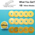 Rotary Cutter Blades, 45mm Replacement Blades 15 Pack,Fits Fiskars,OLFA,Martelli,Dremel,Truecut,DAFA,Fabric Cutting Blades Refill for Quilting Scr...