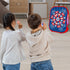 ArtCreativity 2 in 1 Bean Bag Toss Game and Sticky Ball Darts Game - Outdoor Games for Kids - Pop-Up Design for Quick Setup - Toddler Throwing Gam...