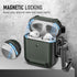 Maxjoy for AirPods 2nd Generation Case with Cleaner Kit,Powerful Magnetic,Drop-Proof and Wear-Resistant,Compatible with AirPods Case Cover for Men...