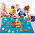 WATINC My Plate Felt-Board Stories Set 3.5Ft 53Pcs Preschool Vegetables Fruit Protein Grains Flannel Food Diary Classroom Theme Early Learning Pla...