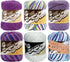 Variety Assortment Lily Sugar 'n Cream Yarn Bundle 100% Cotton Worsted #4 Weight Solids & Ombres with Needle Gauge (Mix 236)......
