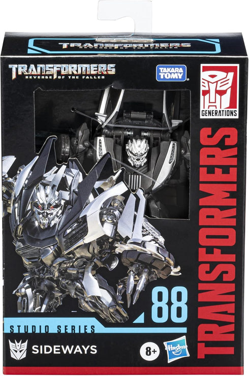 Transformers Toys Studio Series 88 Deluxe Class Revenge of The Fallen Sideways Action Figure - Ages 8 and Up, 4.5-inch...