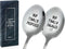 INNObeta Engagement Gifts for Couples, 2 Pcs Engraved Ice Cream Spoons, Stainless Steel Coffee Spoon, Fiance Fiancee Gifts for Future Mr & Mrs, Yu...