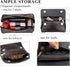 FIREDOG Genuine Leather Smoking Tobacco Pipe Pouch Case Bag for 2 Pipes Tamper Filter Tool Cleaner Preserve Freshness (Brown)...