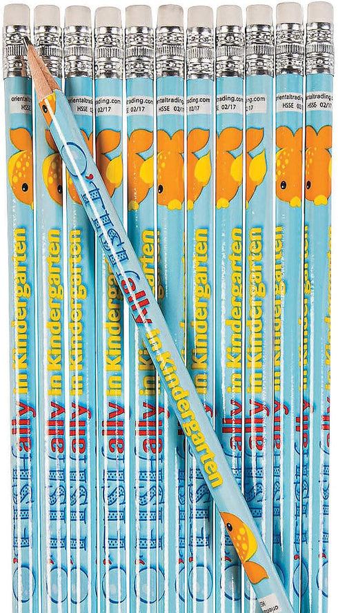 Fun Express Kindergarten Pencils - 24 Pieces - Educational And Learning Activities For Kids...