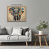 Posterizer 1 pcs- mosaic style abstract beautiful elephant-Art for Animal Lovers-Abstract & Modern Art- Living Room Bedroom Decor- unframed wall a...