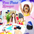 32 Pcs Face Paint Sponges Face Painting Sponges High Density Face Painting Supplies for Kids Adults Art Works Makeup Body Painting, 4 Style, Water...