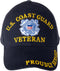 U.S. Coast Guard Veteran Proudly Served Hat Cap Blue...