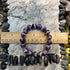 chengmu 12mm Banded Amethyst Stretch Bracelet Natural Round Beads Semi Gemstone for Crystal Elastic Beaded Bracelet 8"...