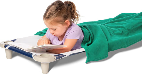 Children's Nap Blanket, Super Soft Anti-Pill Fleece Blanket for Toddlers and Kids, 36" x 48" (Green, Single)...