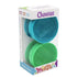 ChooMee Baby Suction Bowls & FlexiDip Learning Utensil Set, 4 CT Small, Aqua Green...