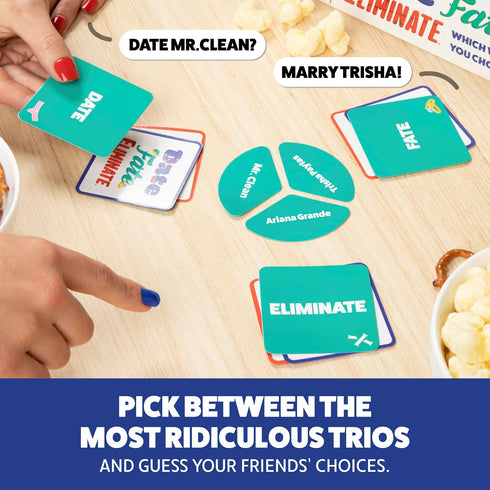 WHAT DO YOU MEME? Date Fate Eliminate — The Card Game That Tests Your Taste...