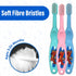 Baby Toothbrush- Soft Bristles – Set of 3 Toddler Toothbrush for Boys and Girls –Cute Colors and Designs Great Gift for Baby's and Toddlers...