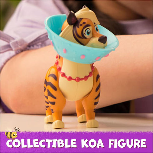 Feel Better Koa Pack with Koa Action Figure, a Cast and a Recovery Cone Accessory, Kids Toys for Girls & Boys Ages 3 and up...