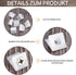 120 Pcs Drawer Wedges with Screws, Drawer Bottom Support Brackets, Fixing Mending Wedges, Plastic Angle Code Bracket Fasteners, Drawer Reinforceme...
