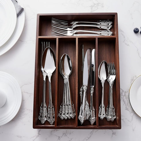 KEAWELL 2-Piece Gorgeous Large Serving Spoon, 18/10 Stainless Steel, Fine Large Serving Spoon, Sturdy Tablespoon, Dishwasher Safe, 9.4" (Silver)...
