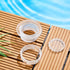 Sadnyy 2 Sets Parasol Umbrella Hole Ring Plug and Cap Set Outdoors Deck Table Hole Cover Insert Thicker Umbrella Plug for Patio Table Yard (Clear)...