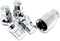 Set of 4 Veritek 14x1.5mm 1.40 Inch Chrome Acorn Bulge Tuner Socket Style Wheel Locks for Aftermarket Custom Wheels...