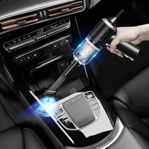 3 in 1 Keyboard Vacuum Cleaner, 12000PA High Power Handheld Car Vacuum, Cordless Portable Mini Table Vacuum Cleaner, Compressed Air Duster Keyboar...