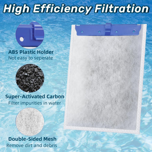 Aquarium Filter Cartridge Compatible with Tetra Whisper Bio-Bag Power Filters, Replacement Filter Cartridges for Tetra ReptoFilter Cartridges Aqua...