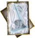 QFkris 5'' Height Crystal Eighth Note Figurines Collectibles Glass Musical Sculpture Statue for Home Piano Guitar Gifts Souvenirs...