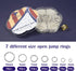 TOAOB 2300pcs Silver Jump Rings for Jewelry Making Open Jump Rings 3mm 4mm 5mm 6mm 7mm 8mm 10mm Jewelry Making Supplies with Opener Tool for DIY C...