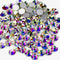 Rhinestones Non Hotfix ss 20 Crystal AB 1440 pcs,5mm Flat Back Glass Diamond Cut Stone,Spark Round Glitter Gems for DIY Craft,Shoes,Cup,Bling Proj...