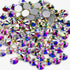 Rhinestones Non Hotfix ss 20 Crystal AB 1440 pcs,5mm Flat Back Glass Diamond Cut Stone,Spark Round Glitter Gems for DIY Craft,Shoes,Cup,Bling Proj...