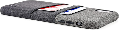 Dockem Wallet Case for iPhone Xs Max (6.5"): Built-in Metal Plate for Magnetic Mounting & 2 Credit Card Holder Slots (Luxe M2 Synthetic Leather, B...