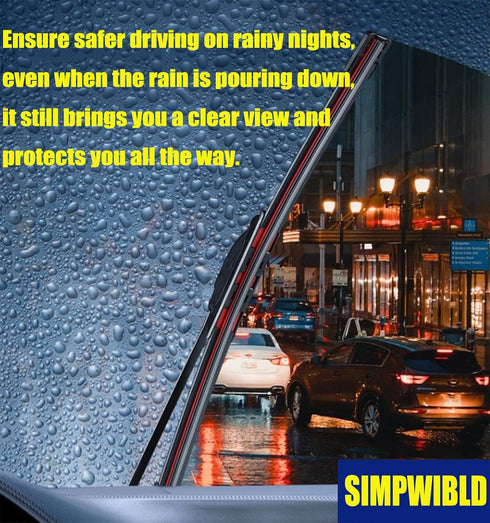 SIMPWIBLD 3 wipers Replacement for 2004-2010 Toyota Sienna/2010-2015 Toyota Prius Windshield Wiper Blades Original Equipment Replacement 26"+19"+1...