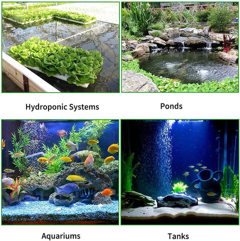 Pawfly Aquarium 4 Inch Air Stone Disc Bubble Diffuser Release Tool for Air Pumps Buckets Fish Tanks Ponds DWC Reservoirs and Circulation System - ...