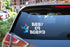 Rainbow Animated Design Cute Baby on Board Funny Little Super Hero Windows Truck Van Cars Laptop 2 Parts Stickers...
