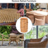 40m/131ft 7mm Light Wood Wicker Repair Kit, PE Rattan Repair Kit for Wicker Chair Fixing, Patio Furniture Repair...