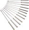 Fox Run Stainless Steel 9.5" Fondue Forks, 9.25 x 0.5 x 0.5, Metallic...