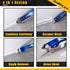 Stainless Steel Caulking Tools, Upgraded 4 in 1 Grout Removal Tool, Sealant Finishing Tool, 5 Silicone Pads Caulk Remover for Kitchen Window Bathr...