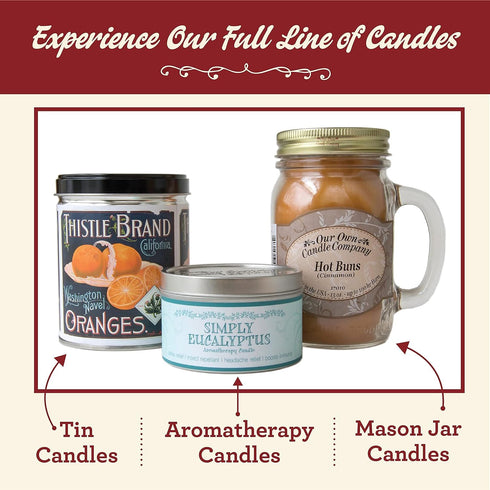 Our Own Candle Company Caramel Pecan Scented Mason Jar Candle, 100 Hour Burn Time - 13 Ounces...