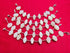 1 Strand White Druzy 9 Pcs Beads Size 12x6mm Marquoise Shape Cut Smooth Beads for Jewellery Making, Beading & Craft Supplies KCRAFTS-RK_k82...