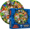 A Broader View Wild Animals Round Table Puzzle - 500 Pieces, Jigsaw Puzzles For Adults & Kids, Suitable For Groups Of 2 Or More, Everyone Gets The...
